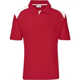 Mens Apex Golf Shirt Red New